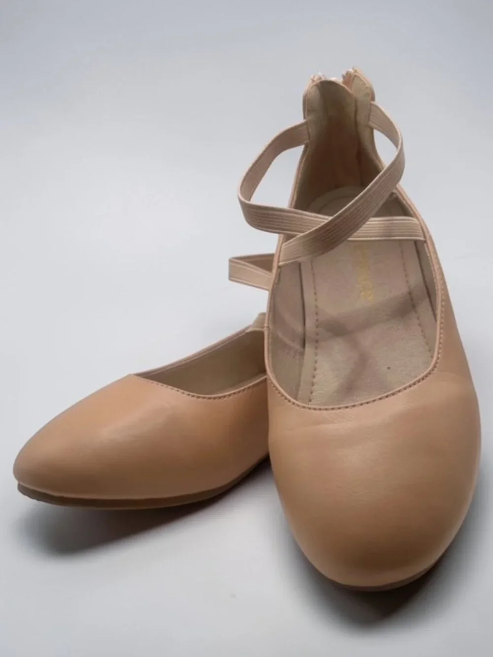 Kiderence Size 2 Pink Ankle Flats